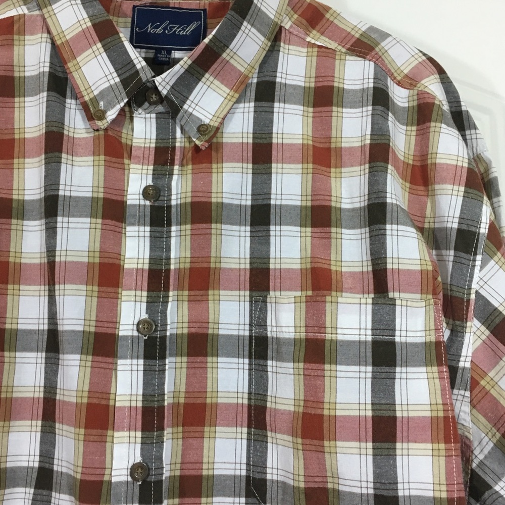 🍁Nob Hill Plaid Button Down